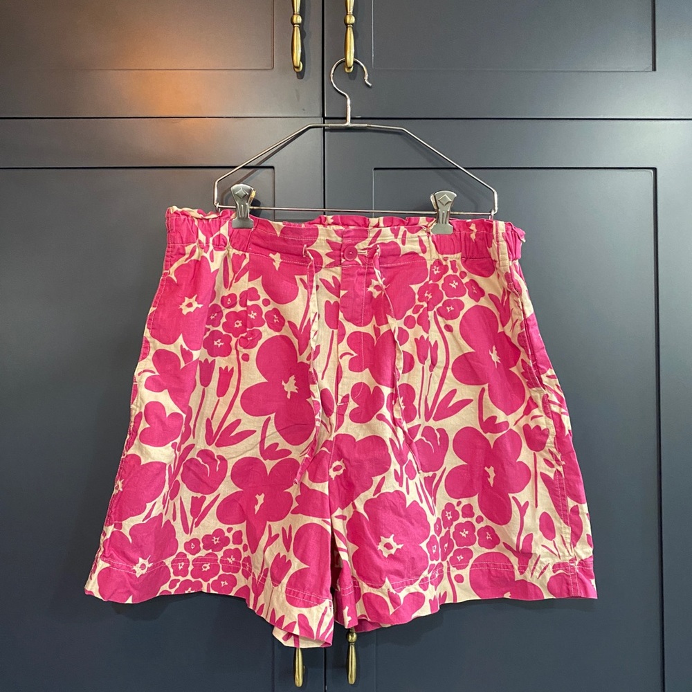 Uniqlo marimekko linen shorts - super cute, size L